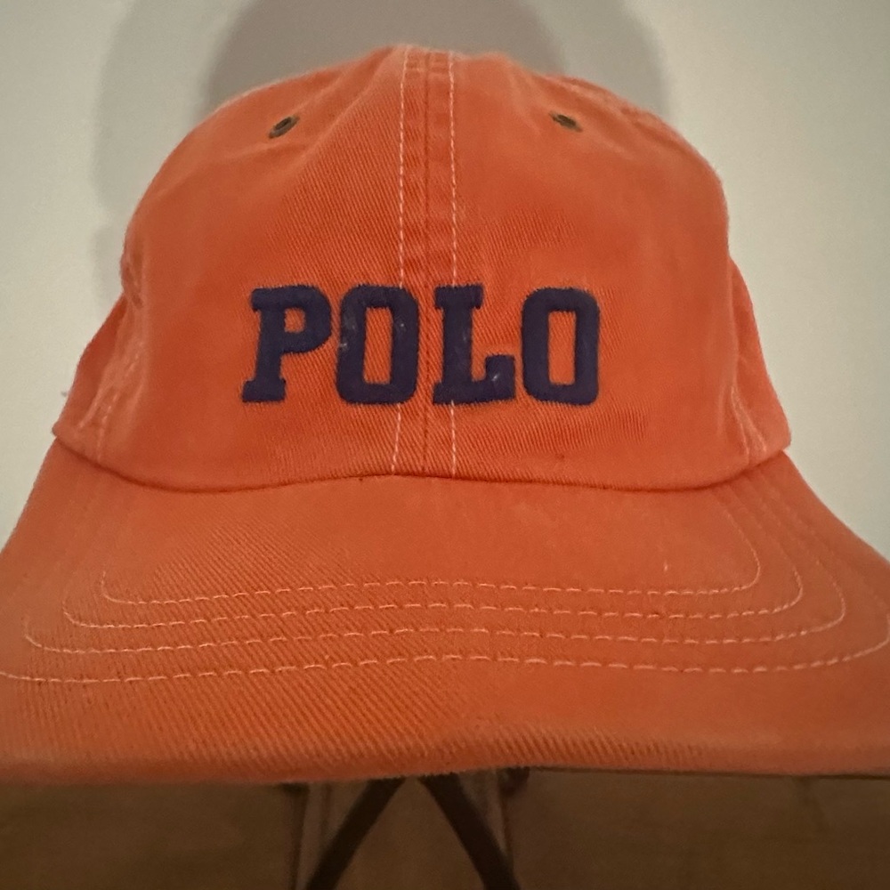 Polo Orange Baseball Cap